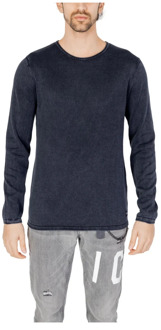 Jack & Jones Crew-neck Gebreide Trui Heren Blauw - XS