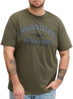 Jack & Jones Denver Graphic Crew Shirt Heren (plussize) - 4XL