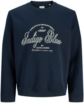 Jack & Jones Denver Graphic Crew Sweater Heren (plussize) - 3XL