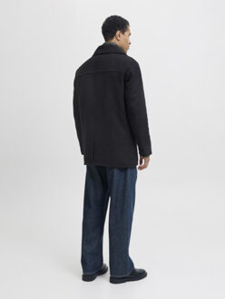 Jack & Jones Detroit peacoat jacket Zwart - L