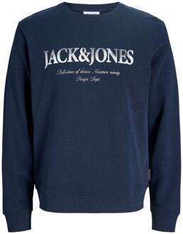 Jack & Jones Devin Daytona Print Sweater Heren (plussize) - 4XL