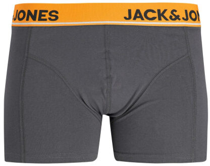 Jack & Jones Effen boxershorts jongens trunks jacgreg 3-pack - maat 140 Oranje