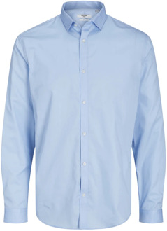 Jack & Jones Elegant Slim Fit Overhemd Jack & Jones , Blue , Heren - 2Xl,M,S