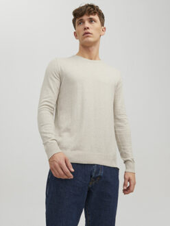 Jack & Jones Emil knit crew neck Beige - M