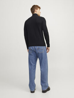 Jack & Jones Emil knit half zip Zwart - S