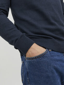 Jack & Jones Emil knit roll neck Blauw - M