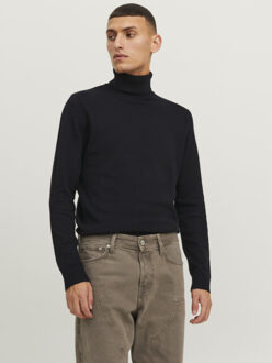 Jack & Jones Emil knit roll neck Zwart - XL
