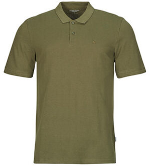 Jack & Jones ESSENTIALS Basic slim fit polo olijfgroen - M