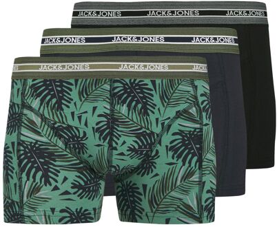 Jack & Jones Ezra Leaves Trunk Boxershorts Heren (3-pack) - M