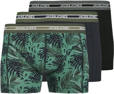 Jack & Jones Ezra Leaves Trunk Boxershorts Heren Plussize (3-pack) - 5XL