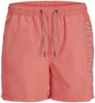 Jack & Jones Fiji Double Logo Zwemshort Junior oranje - 152