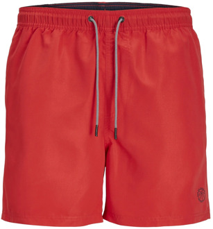 Jack & Jones Fiji Solid Zwemshort Heren rood - M