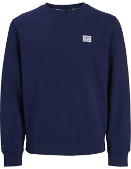Jack & Jones Furore backprint sweat crew neck Blauw - L
