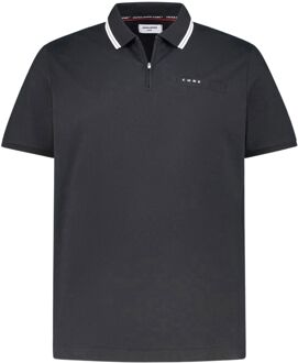 Jack & Jones Fusion Branding Zip Polo Heren (plussize) - 2XL