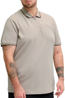 Jack & Jones Fusion Branding Zip Polo Heren (plussize) - 2XL