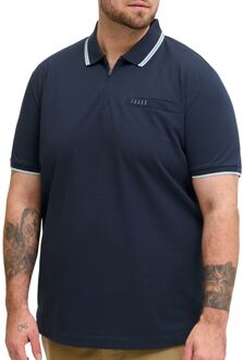 Jack & Jones Fusion Branding Zip Polo Heren (plussize) - 4XL