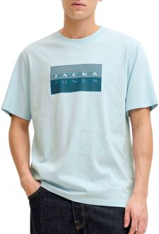 Jack & Jones Fusion Dots Print SS Shirt Heren - L