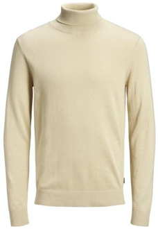 Jack & Jones Gebreide coltrui Jack & Jones , Beige , Heren - 2Xl,Xl,L,M,S,Xs