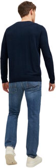 Jack & Jones gebreide trui - maat M Donkerblauw