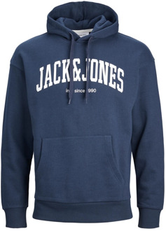 Jack & Jones Gezellige Hoodie Josh Sweatshirt Jack & Jones , Blue , Heren - 2Xl,Xl,L,M