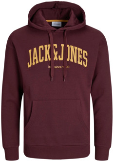 Jack & Jones Gezellige Hoodie Josh Sweatshirt Jack & Jones , Red , Heren - L,M