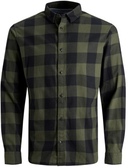 Jack & Jones Gingham-ruit Overhemd Heren Green - S