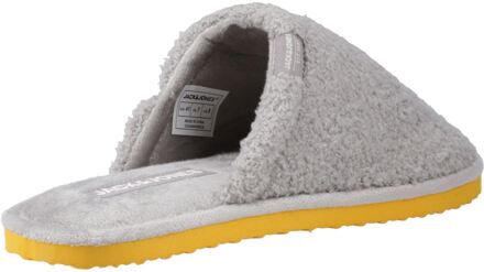 Jack & Jones Harry Fluff Polyester Herenslippers Frost Grey - maat Grijs