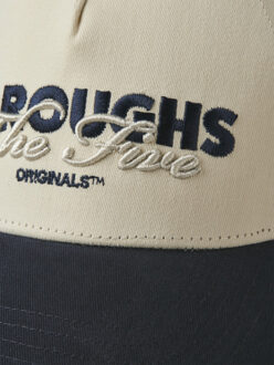 Jack & Jones Heren baseball cap jacbase crèmewit/rood - maat One size Veelkleurig