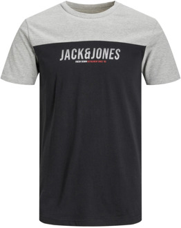 Jack & Jones Heren Blokkerend T-shirt met korte mouwen Jack & Jones , Multicolor , Heren - Xl,M