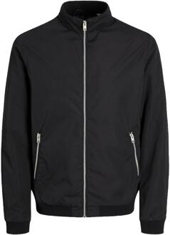 Jack & Jones Heren Bomberjack Lichtgewicht - maat M Zwart