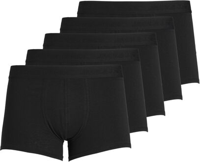 Jack & Jones heren boxershort 5-Pack - Black  - L