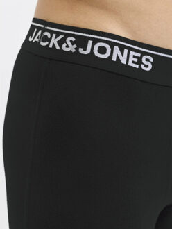 Jack & Jones Heren boxershorts lange pijp jachenry boxer briefs 5-pack effen - maat XL Zwart
