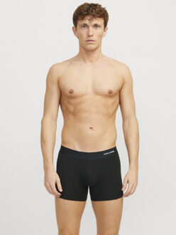 Jack & Jones Heren boxershorts trunks bamboo jacnick 3-pack Zwart - XXL