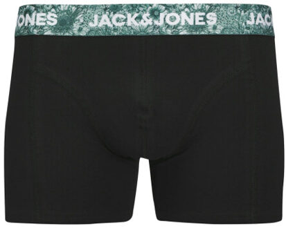 Jack & Jones Heren boxershorts trunks jacadrian 3-pack gebloemd Veelkleurig - XXL