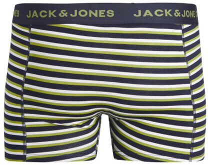 Jack & Jones Heren boxershorts trunks jacandrÉ groen/rood/donkerblauw 3-pack - L
