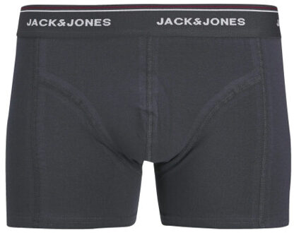 Jack & Jones Heren boxershorts trunks jacavery effen 5-pack Grijs - S