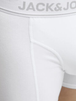 Jack & Jones Heren boxershorts trunks jacblack friday 5-pack multicolor - maat XXL Wit