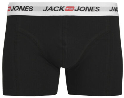 Jack & Jones Heren boxershorts trunks jaccorp 7-pack Zwart - S