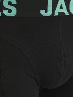 Jack & Jones Heren boxershorts trunks jacelias 5-pack Zwart - L