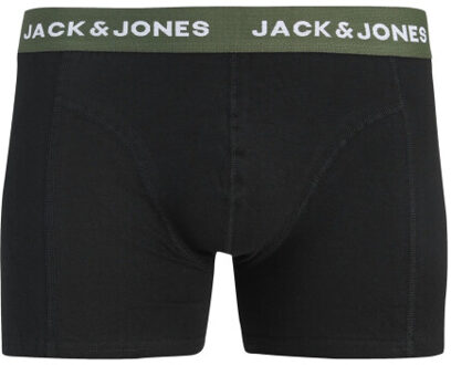 Jack & Jones Heren boxershorts trunks jacgeorge 3-pack - maat XXL Zwart
