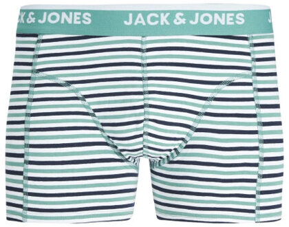 Jack & Jones Heren boxershorts trunks jackoda gestreept 3-pack Veelkleurig - M