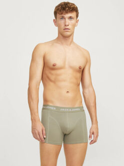 Jack & Jones Heren boxershorts trunks jacmason flower 3-pack - maat XXL Veelkleurig