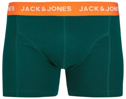 Jack & Jones Heren boxershorts trunks jacmick effen 3-pack - maat XXL Veelkleurig