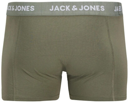 Jack & Jones Heren boxershorts trunks jacrob 3-pack - maat L Veelkleurig