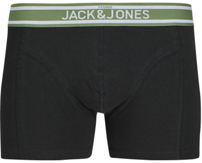 Jack & Jones Heren boxershorts trunks jacteddy 3-pack donkerblauw/zwart Veelkleurig - L