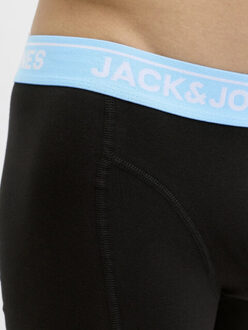 Jack & Jones Heren boxershorts trunks jactheodore 10-pack effen - maat XL Zwart