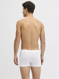 Jack & Jones Heren boxershorts trunks jacwaistband 3-pack effen - maat L Wit