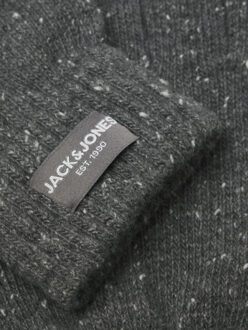 Jack & Jones Heren handschoenen jaccliff grey melange - maat One size Grijs
