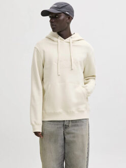 Jack & Jones Heren hoodie jorbleecker off-white Ecru - L