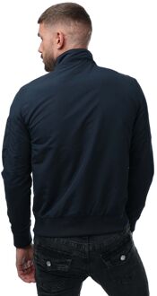 Jack & Jones Heren Jack en Jones Mash Harrington Jacket in Navy